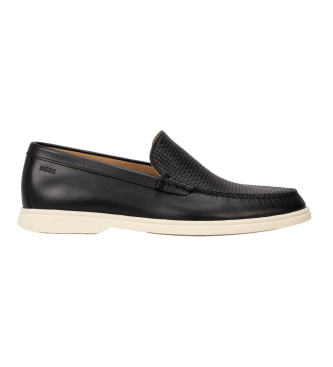 BOSS Mocasines de piel Sienne Loaf negro