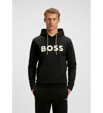 BOSS para hombre. 50551457 Sudadera Soody Zone negro (4XL), Casual, Poliéster