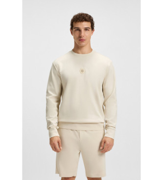 BOSS para hombre. 50543859 Sudadera Future beige (L), Casual, Algodón