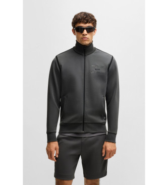 BOSS para hombre. 50530036 Sudadera Skaz gris (XL), Casual, Algodón