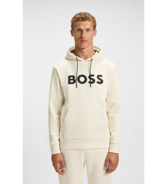 BOSS para hombre. 50551457 Sudadera Soody Zone beige (XXL), Casual, Algodón