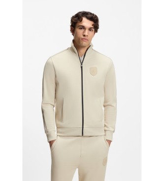 BOSS para hombre. 50554585 Sudadera Lux Skarley beige (XXL), Casual, Poliéster