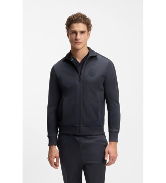 BOSS para hombre. 50554585 Sudadera Lux Skarley marino (XL), Casual, Poliéster