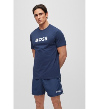 BOSS för män. 50491706 RN T-shirt 10249533 navy (XXL), Casual, Bomull, Kort ärm, Marino