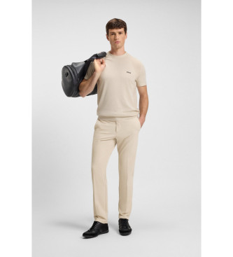 BOSS para hombre. 50534303 Pantalón Commuter Slim beige (50), Casual, Poliéster