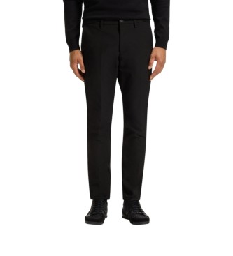 BOSS para hombre. 50544245 Pantalón Slim Fit negro (56), Casual, Poliéster