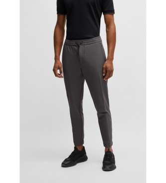 BOSS para hombre. 50534313 Pantalón T Flex gris oscuro (48), Casual, Poliéster Reciclado, Sostenible