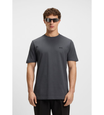 BOSS para hombre. 50529941 Camiseta Taddy gris (XXL), Casual, Algodón, Manga corta