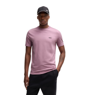 Boss 10256064 Short Sleeve T-shirt Roxo S Homem
