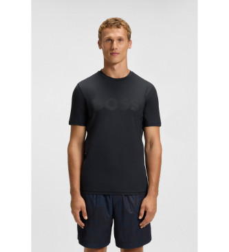 BOSS para hombre. 50531244 Camiseta Tee Active marino (S), Azul, Casual, Poliéster, Manga corta