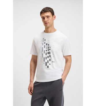 BOSS para hombre. 50543808 Camiseta GRX Zone blanco (XXL), Casual, Algodón, Manga corta