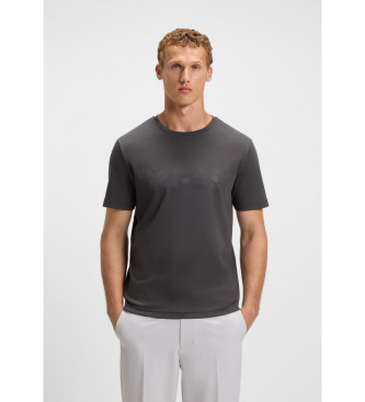 BOSS para hombre. 50543796 Camiseta Logo Future gris oscuro (S), Casual, Algodón, Manga corta