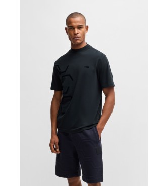 BOSS para hombre. 50531570 Camiseta Tock marino (S), Casual, Algodón, Manga corta