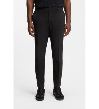 BOSS para hombre. 50561301 Pantalón Commuter Hexa negro (46), Casual, Poliéster