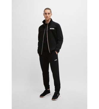 BOSS para hombre. 50513852 Chándal Tratteo negro (XL), Casual, Deportivo, Poliéster, Manga larga
