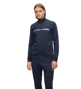 BOSS para hombre. 50485947 Chaqueta Tracksuit marino (M), Azul, Casual, Algodón, Manga larga