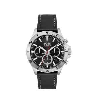 Reloj Analógico con correa de Piel Troper negro (OSFA), Casual, BOSS outlet 2024.