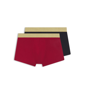 BOSS para hombre. 50546758 Set 3 Bóxers Gold Mono G rojo (XXL), Homewear, Algodón, Marino