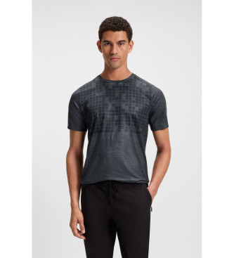 BOSS para hombre. 50557694 Camiseta Jump Tech marino (S), Deportivo, Poliéster, Manga corta