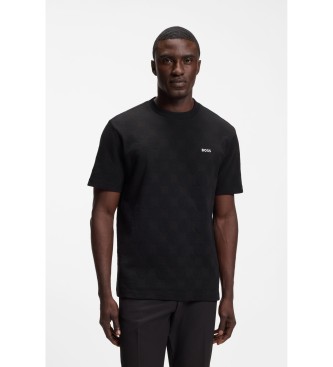 BOSS para hombre. 50558867 Camiseta Member negro (L), Casual, Algodón, Manga corta