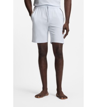 BOSS para hombre. 50545942 Shorts de pijama blanco (XL), Homewear, Algodón