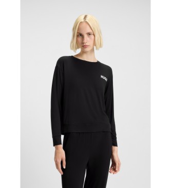 HUGO para mujer. 50490706 Camiseta United negro (M), Homewear, Viscosa