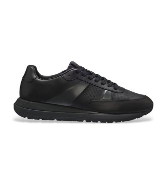 BOSS Zapatillas de piel Vinston Runner negro