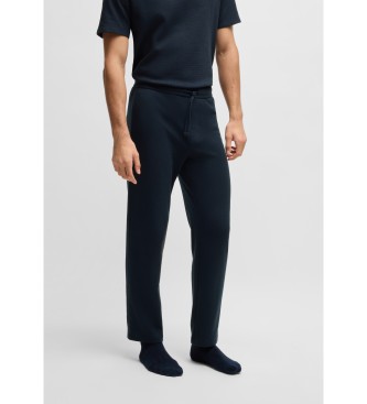 BOSS para hombre. 50535877 Pantalón Waffle marino (XXL), Casual, Deportivo, Algodón, Multideporte