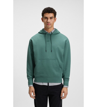 BOSS para hombre. 50514530 Sudadera WeSmallhood verde (S), Casual, Poliéster