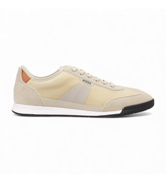 Boss Für Herren. 50557886 Nitan Beige Hausschuhe (43), Wohnung, Schnürsenkel, Lässig