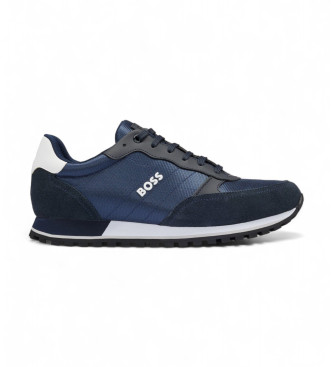 BOSS para hombre. 50498133 Zapatillas Parkour marino (40), Plano, Cordones, Casual