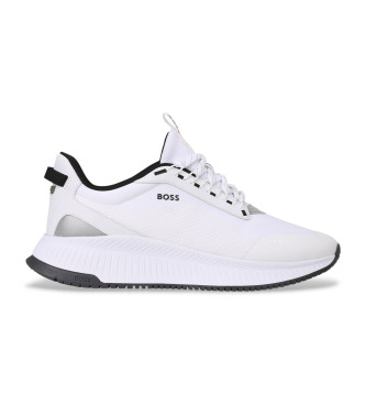 BOSSvoor mannen. 50529544 TTNM Evo Runn schoenen wit (46), Plat, Veters, Casual
