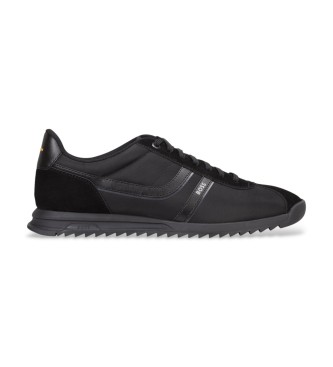 BOSS para hombre. 50562818 Zapatillas Zayn negro (40), Plano, Cordones, Casual