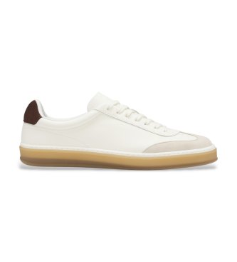 BOSS Zapatillas de Piel Zarek Tennis blanco