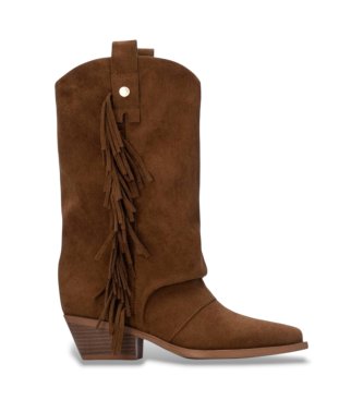 Xti para mujer. 14605602-CAMEL Botas 146056 marrón (36), 3 a 5cm, Ninguno, Casual