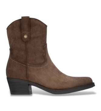 Refresh para mujer. 17614404-TAUPE Botines 176144 marrón claro (36), 5 a 8cm, Cremallera, Casual