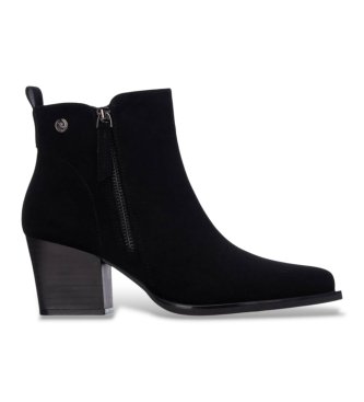 Xti para mujer. 14610303-ANTRACITA Botines 146103 negro (36), 5 a 8cm, Cremallera, Casual