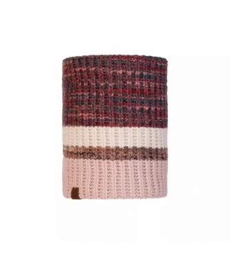 Buff para mujer. Calentador Tricot y Polar Alina rosa, granate