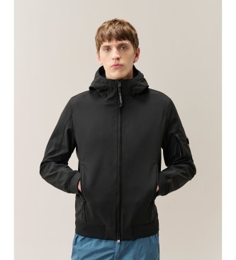 C.P. Company para hombre. RFCMOW701A006097A Chaqueta Lisa Corta negro (L), Casual, Poliéster