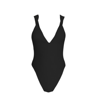 Bañador Structured Twist negro (XS), Beachwear, Nylon, Calvin Klein outlet 2024.