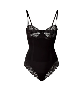 Calvin Klein para mujer. 000QF8002E Body shapewear - Sensual Stretch Lace negro (M), Homewear, Poliamida
