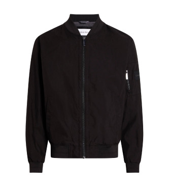 Calvin Klein para hombre. K10K112783 Bomber Rec negro (XXL), Casual, Algodón Orgánico, Sostenible, Calvin Klein outlet 2024.