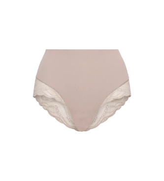 Calvin Klein para mujer. 000QF7959E Braguita Shapewear - Sensual Stretch Lace beige (XL), Homewear, Poliamida