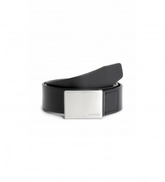 Calvin Klein para hombre. K50K504309 Cinturón de piel Placa negro (115 cm), Casual, Calvin Klein outlet 2024.