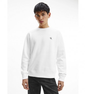 Calvin Klein para homem. Essential Sweatshirt regular branco
