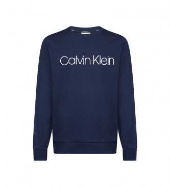 Calvin Klein para hombre. Sudadera Cotton Logo marino Calvin Klein