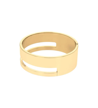 Pulsera Bangle dorado (OSFA), Casual, Fiesta, Brazalete, Acero Inoxidable