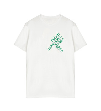 Calvin Klein Jeans para hombre. LV04RC832G Camiseta 30S blanco (XL), Casual, Algodón, Manga corta