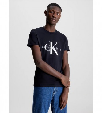 Calvin Klein Jeans - pour homme. t-shirt mince core monogram noir