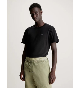 Calvin Klein Jeans - pour homme. t-shirt en coton avec badge noir